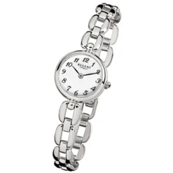 Regent Damen-Armbanduhr F-1401 Mineralglas Quarz Edelstahl silber URF802