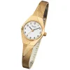 Regent Damen-Armbanduhr F-745 Quarz-Uhr Stahl-Armband gold URF745