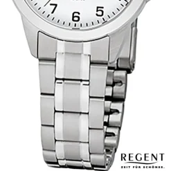 Regent Damen-Armbanduhr 32-F-1003 Edelstahl-Armband silber URF1003