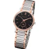 Regent Damen-Armbanduhr Quarz-Uhr Edelstahl-Armband silber rosegold Uhr URGM1410