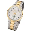 Regent Funkuhr Analog Digital FR-245 Funk-Uhr Metall silber gold URFR245