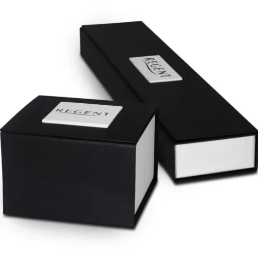 Regent Funkuhr Analog Digital FR-253 Funk-Uhr Metall schwarz silber URFR253