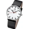 Regent Herren Armbanduhr Analog Lederarmband schwarz URF1266