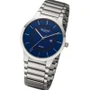 Regent Herren Armbanduhr Analog Metallarmband silber URBA724