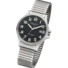 Regent Herren Armbanduhr Analog Edelstahlarmband silber URF1350