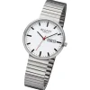 Regent Herren Armbanduhr Analog Edelstahlarmband silber URF1354