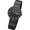 Regent Herren Armbanduhr Analog Edelstahlarmband schwarz URF1355