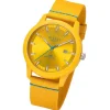 Regent Herren Armbanduhr Analog Nylonarmband gelb hellblau URBA735