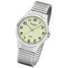 Regent Herren Armbanduhr Analog 1242425 Quarz-Uhr Metall silber UR1242425