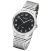 Regent Herren Armbanduhr Analog 1242428 Quarz-Uhr Metall silber UR1242428