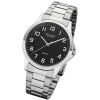 Regent Herren Armbanduhr Analog 1152411 Quarz-Uhr Metall silber UR1152411