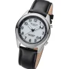 Regent Herren Armbanduhr Analog Lederarmband schwarz URBA772