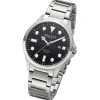 Regent Herren Armbanduhr Analog Metallarmband silber URF1453