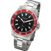 Regent Herren Armbanduhr Analog Metallarmband silber URF1286