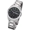 Regent Herren Armbanduhr Analog F-1186 Quarz-Uhr Metall silber URF1186