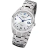 Regent Herren Armbanduhr Analog F-1194 Quarz-Uhr Metall silber URF1194