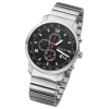Regent Herren Armbanduhr Analog GM-2110 Quarz-Uhr Metallband silber URGM2110