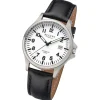 Regent Herren Armbanduhr Analog Lederarmband schwarz UR1092567