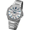 Regent Herren Armbanduhr Analog Metallarmband silber URBA769