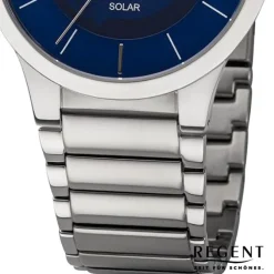 Regent Herren Armbanduhr Analog Metallarmband silber URBA724