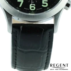 Regent Herren Armbanduhr Analog Lederarmband schwarz UR1112504
