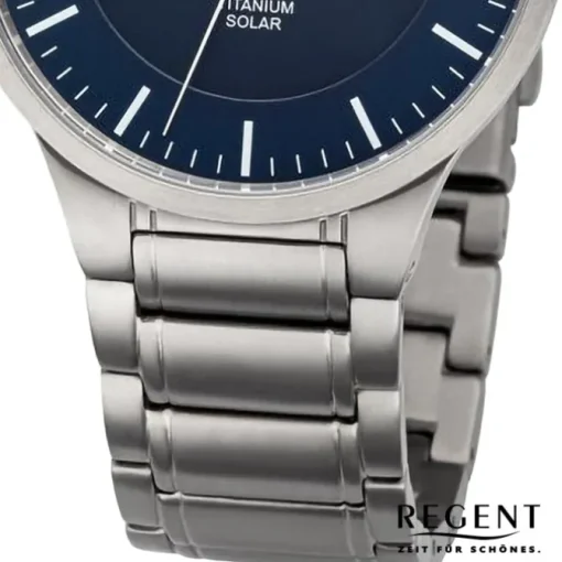 Regent Herren Armbanduhr Analog Metallarmband silber URBA710