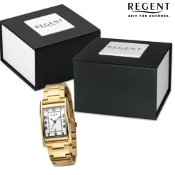 Regent Herren Armbanduhr Analog Metallarmband gold URF1524