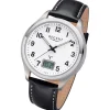 Regent Herren Funkuhr Analog-Digital Lederarmband schwarz UR1501564