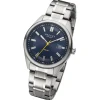 Regent Herren Solaruhr Analog Metallarmband silber URF1541