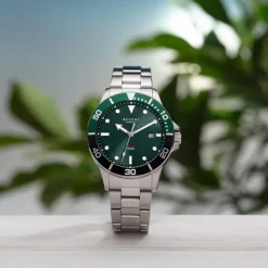 Regent Herren Solaruhr Analog Metallarmband silber URF1544