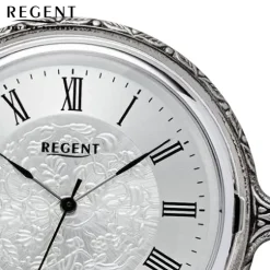Regent Herren Taschenuhr Analog Gehäuse grau URP723