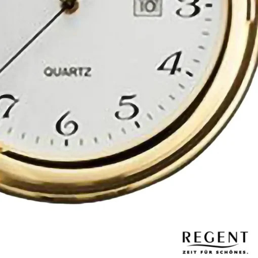 Regent Herren Taschenuhr Analog Gehäuse gold URP740