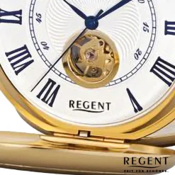 Regent Herren Taschenuhr Analog Gehäuse gold URP708