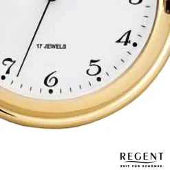 Regent Herren Taschenuhr Analog Gehäuse gold URP714