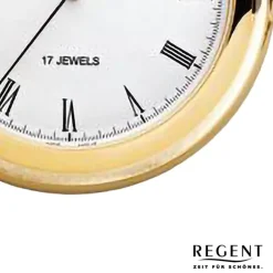 Regent Herren Taschenuhr Analog Gehäuse gold URP719
