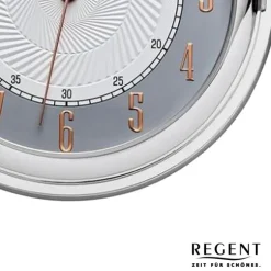 Regent Herren Taschenuhr Analog Gehäuse silber URP728