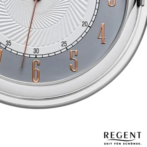 Regent Herren Taschenuhr Analog Gehäuse silber URP728
