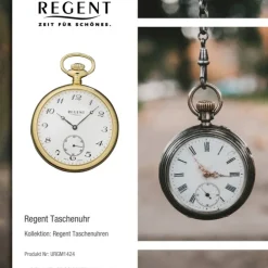 Regent Herren Taschenuhr Analog GM-1424 Mechanisch URGM1424