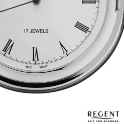 Regent Herren Taschenuhren verchromt Handaufzug mechanisch URP718 URP018