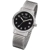 Regent Herren-Armbanduhr F-704 Quarz-Uhr Stahl-Armband silber URF704