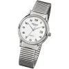 Regent Herren-Armbanduhr F-874 Quarz-Uhr Stahl-Armband silber URF874