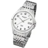 Regent Herren-Armbanduhr F-916 Quarz-Uhr Stahl-Armband silber grau URF916