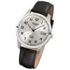 Regent Herren-Armbanduhr Mineralglas Quarz Titan schwarz URF931