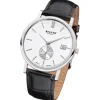 Regent Herren-Armbanduhr Quarz-Uhr Leder-Armband schwarz Uhr URGM1451