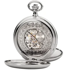 Regent Taschenuhr skelettiertes P-93 mechanisches Uhrwerk Handaufzug URP093