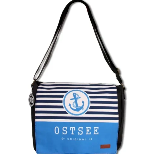 Robin Ruth Baumwolle Polyester schwarz hellblau OTG5110B