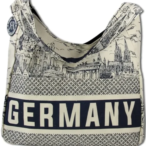Robin Ruth Baumwolle Polyester navy beige OTG3006M