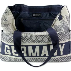 Robin Ruth Baumwolle Polyester navy beige OTG3007M