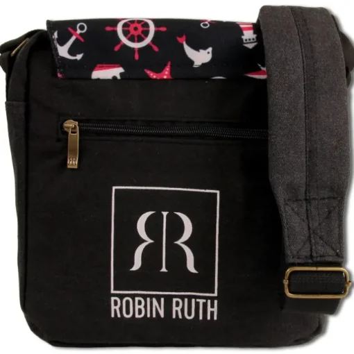 Robin Ruth Baumwolle Polyester schwarz rot OTG5109S