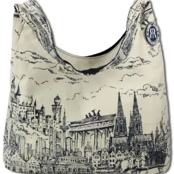 Robin Ruth Baumwolle Polyester navy beige OTG3006M